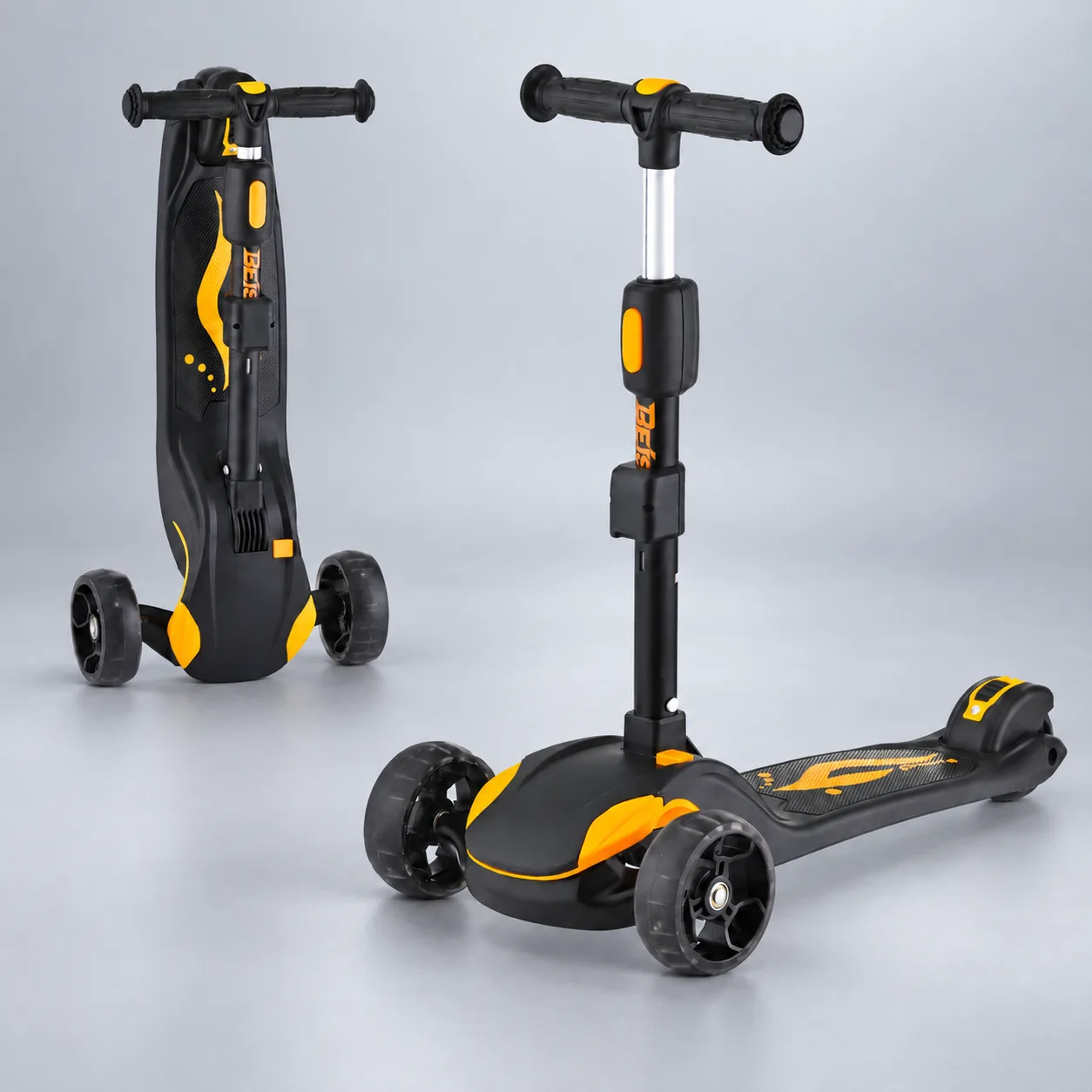 1003 Black and Yellow kids scooter