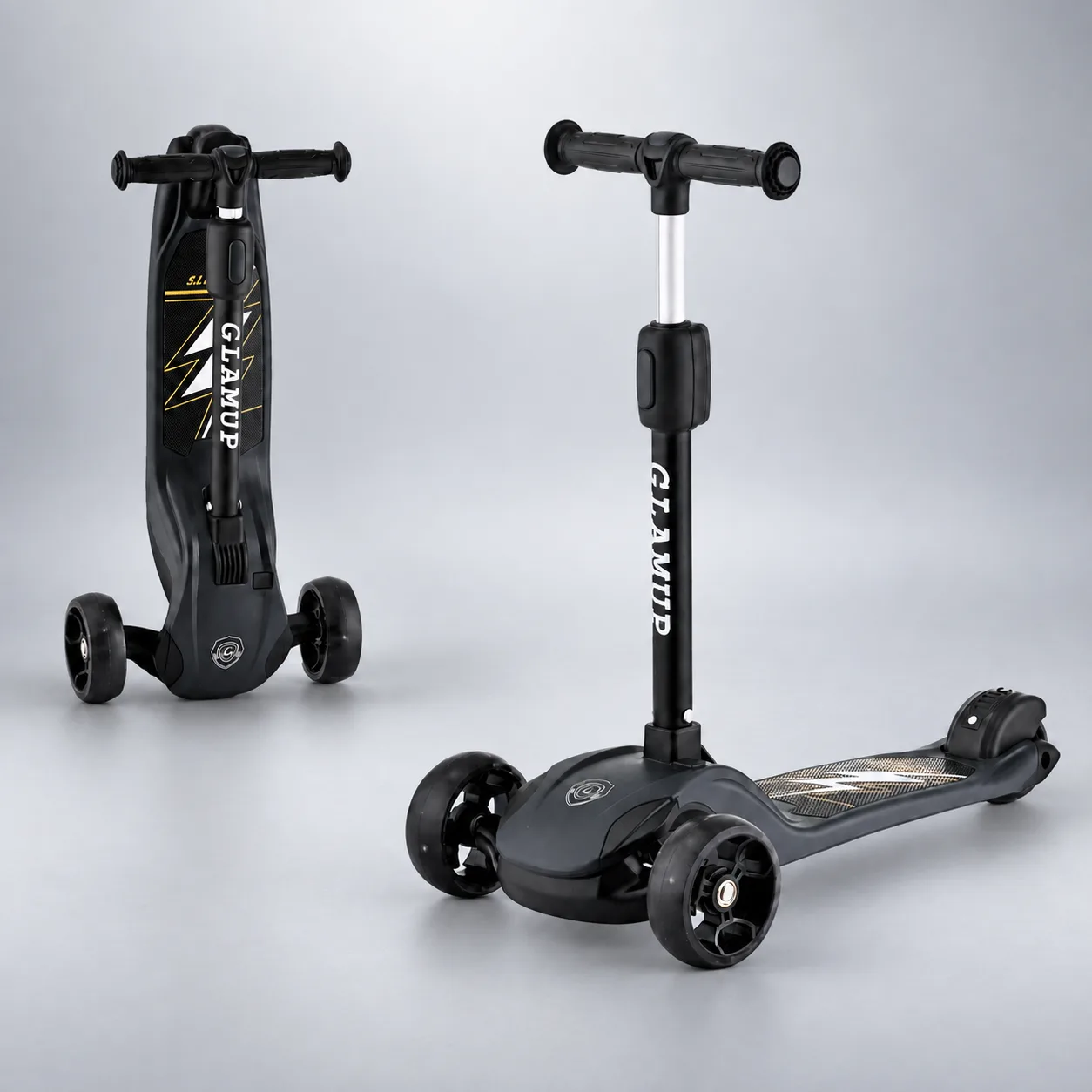 Kids scooter model 1003 in black