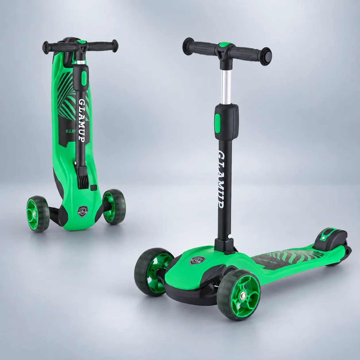 1003 Green kids scooter