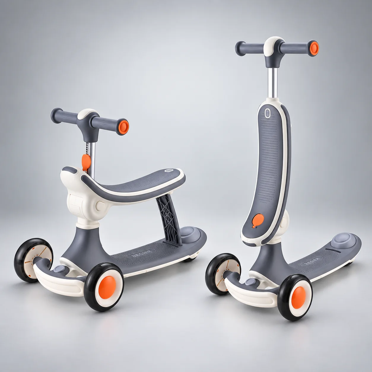 1007 Gray kids scooter