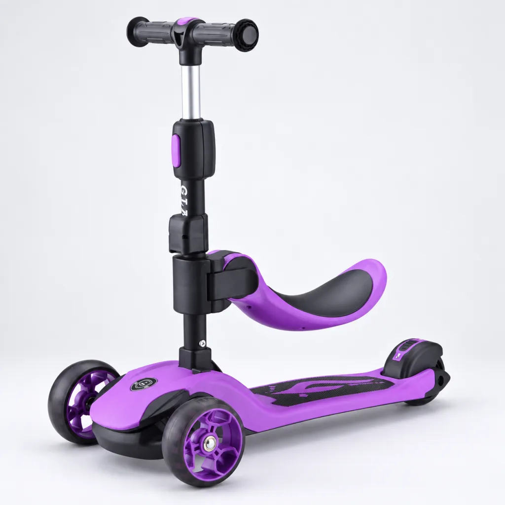 1003-1A Purple kids scooter