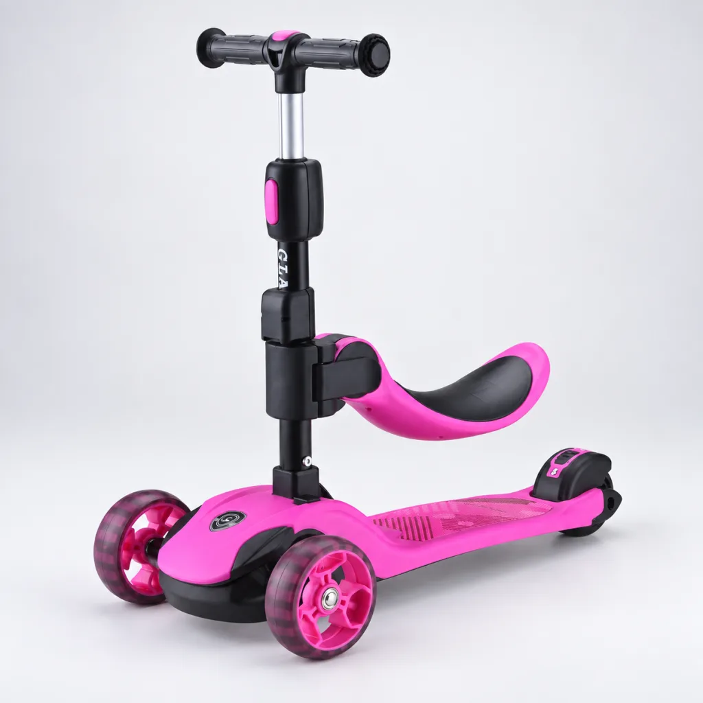 1003-1A Pink kids scooter